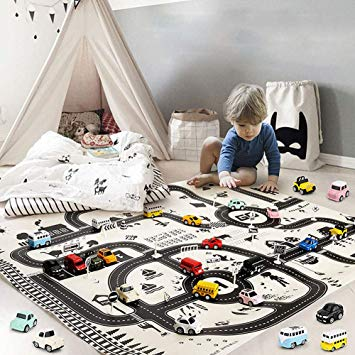 Gris 17 tama/ños Snapstyle Alfombra Carretera Infantil de Juegos Disney Cars